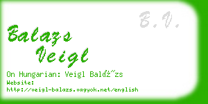 balazs veigl business card